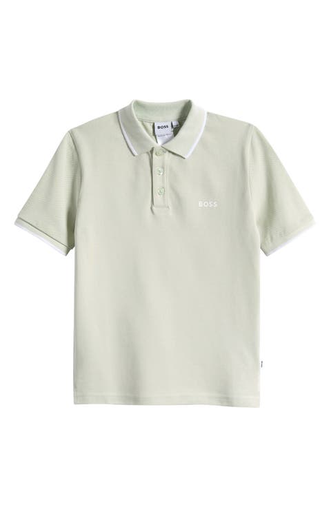 Kids' Tipped Cotton Pique Polo (Big Kid)