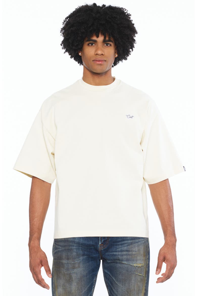 Oversized Boxy Short Sleeve T-Shirt, Alternate, color, WINTER WHITE