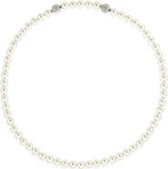 Swarovski Matrix Faux Pearl Tennis Necklace