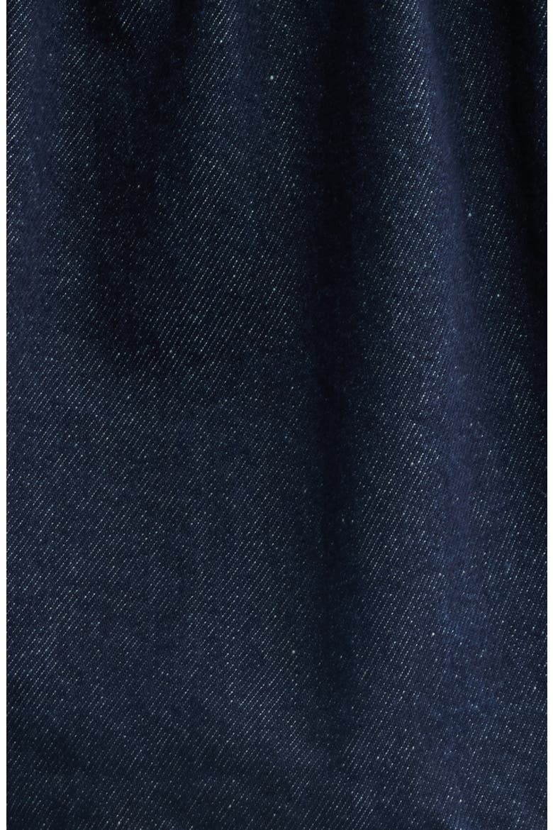 Cinched Waist Denim Jacket, Alternate, color, INDIGO RINSE