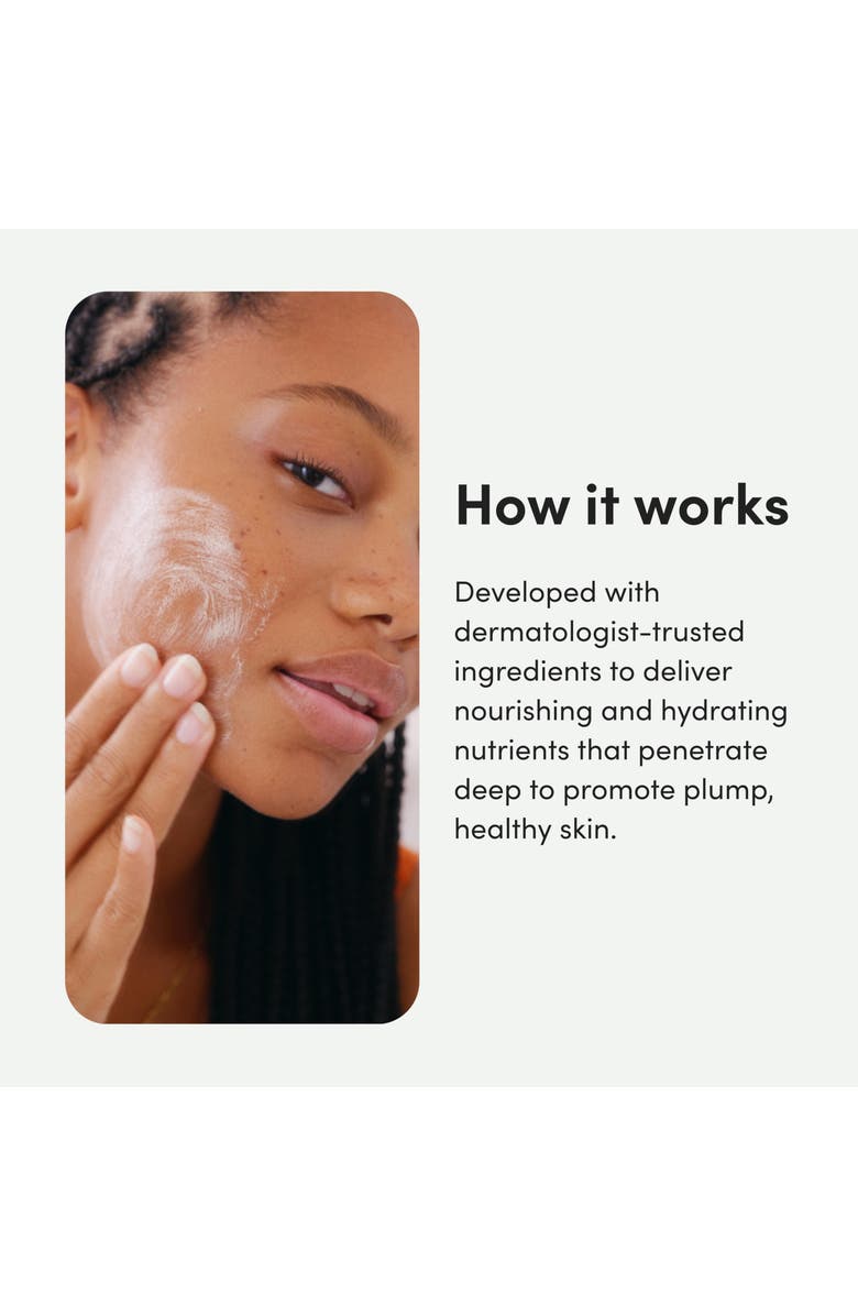 HIMS & HERS Hydrobounce Instant Moisturizer Lightweight, Smoothing, Squalane & Hyaluronic Acid Cream with Probiotics, Alternate, color, Blue