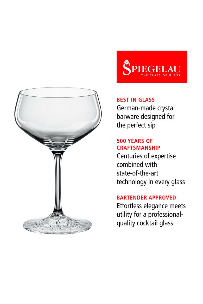 Perfect Coupette Glass Set of 4, Alternate, color, Clear