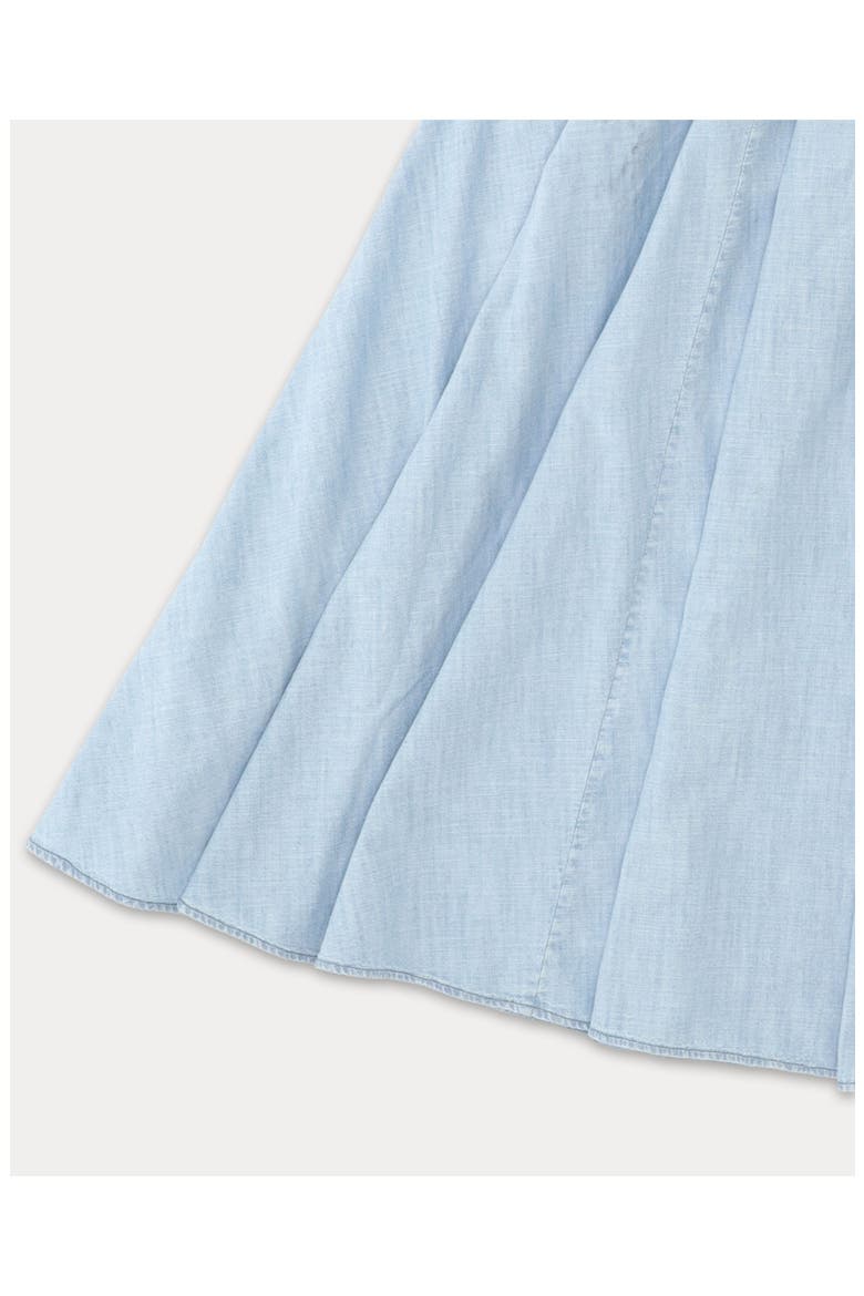 Chambray Dress, Alternate, color, Bleach Wash