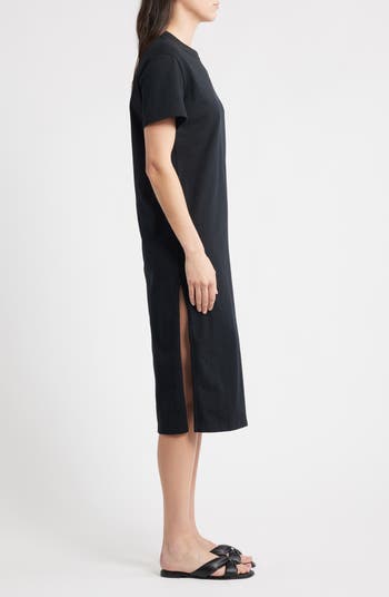 Logo Embroidered Cotton Jersey T-Shirt Dress