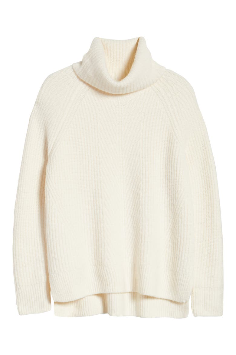Turtleneck Sweater, Alternate, color, ANTIQUE CREAM