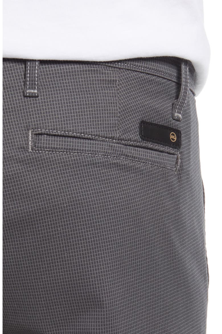 Griffin Geo Print Flat Front Shorts, Alternate, color, JORDAN FOLKESTONE GREY