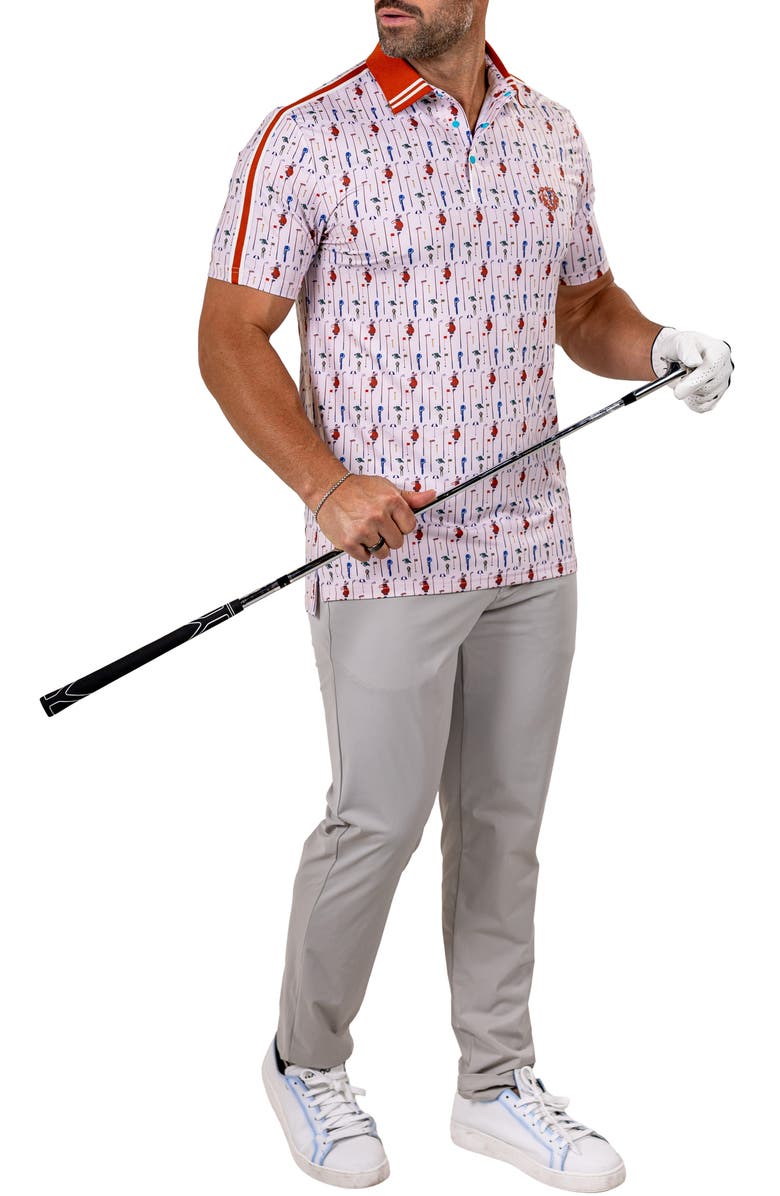 Maceoo Martyr0012 Print Golf Polo, Alternate, color, 