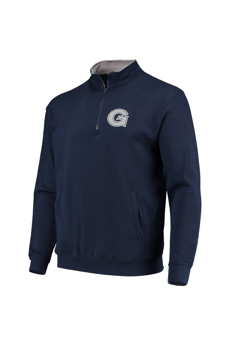 Men's Colosseum Navy Georgetown Hoyas Tortugas Logo Quarter-Zip Jacket, Alternate, color, Navy