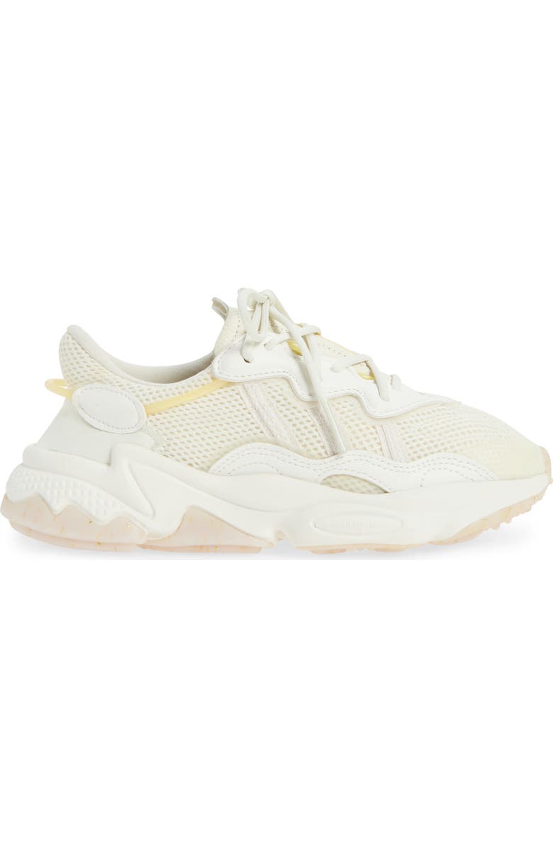 adidas Ozweego Sneaker, Alternate, color, Off White/ Off White/ Purple