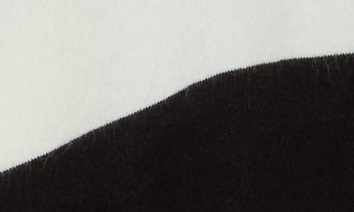 Frnch Akiko Stripe Henley Sweater In Black