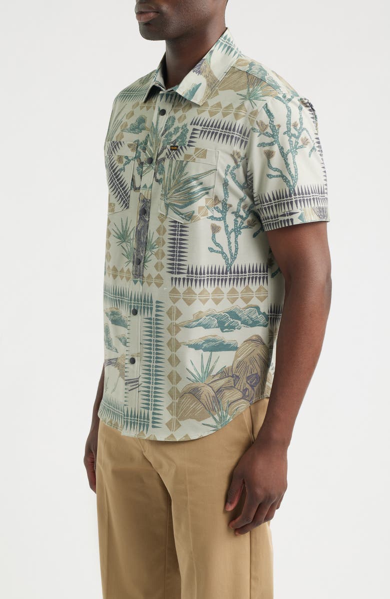 DARK SEAS Cottondale Button-Up Shirt, Alternate, color, Khaki