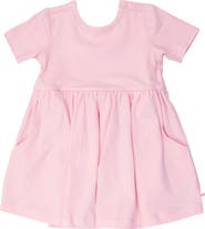 RuffleButts Knit Short Sleeve Twirl Dress