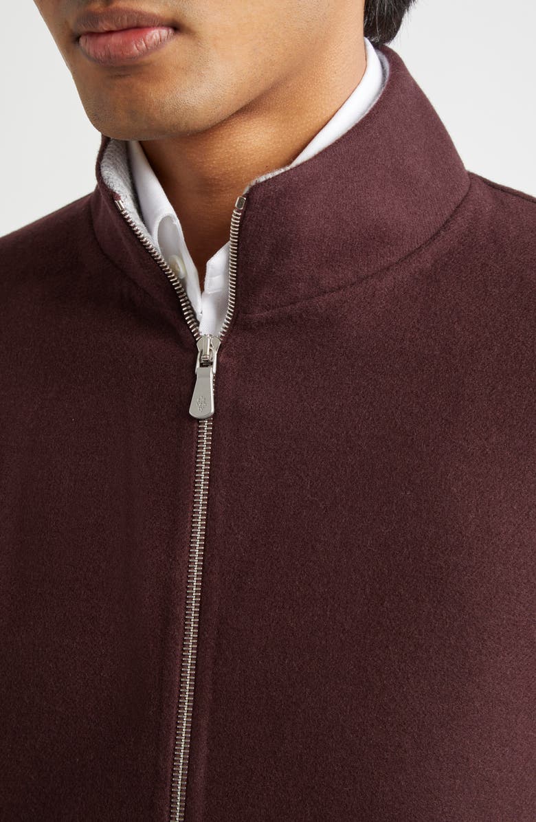 Eleventy Wool Double Face Jacket, Alternate, color, Barolo