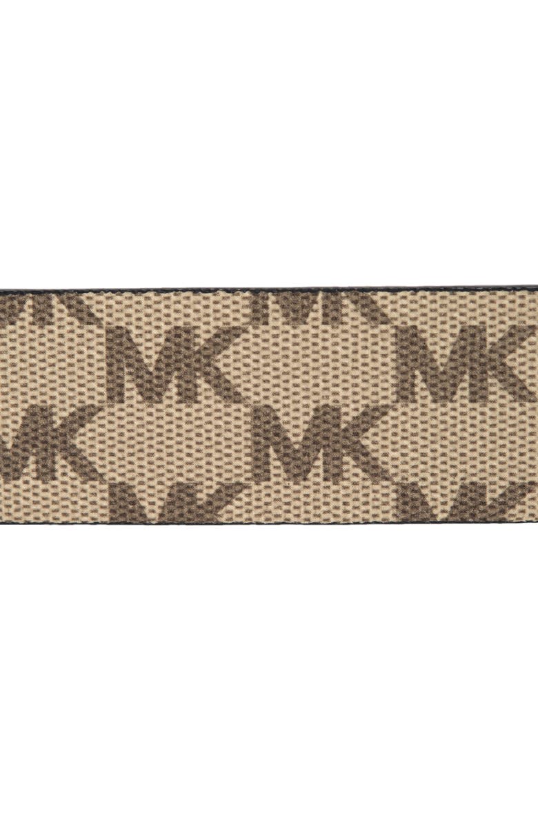 Michael Kors Reversible Logo Belt, Alternate, color, Black