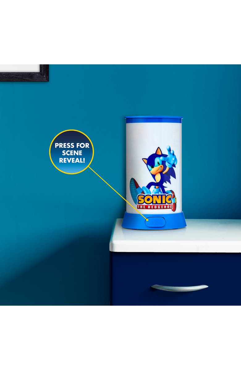 Wow Stuff! Light Revealers Lamp Sonic The Hedgehog 7.5 Inch Night Light, Alternate, color, Multicolored