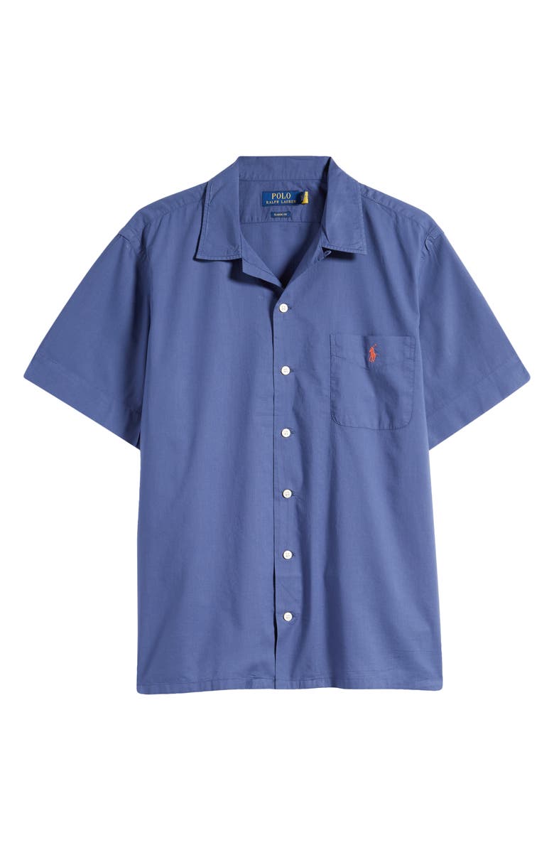 Polo Ralph Lauren Classic Fit Short Sleeve Button-Up Shirt, Alternate, color, 