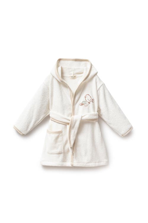 Moi Noi Autumn Bird Robe In Neutral