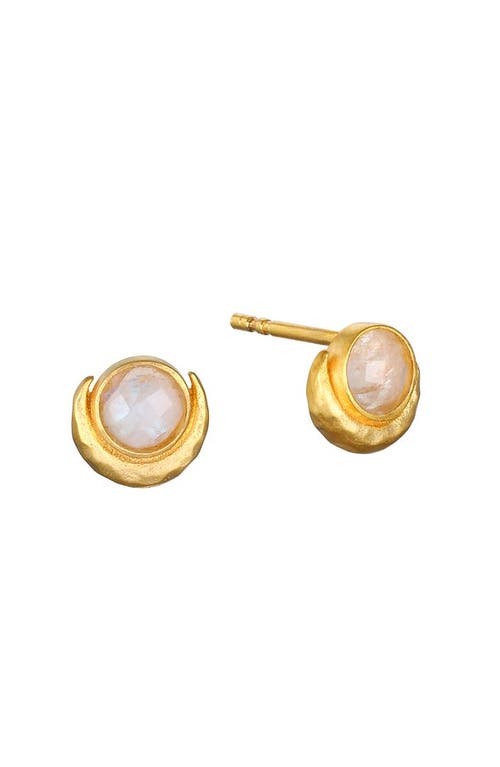 Satya Jewelry Cradled in Light Moonstone Earrings in Gold at Nordstrom