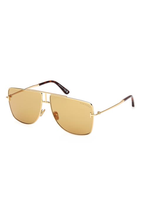 Eliott 59mm Navigator Sunglasses