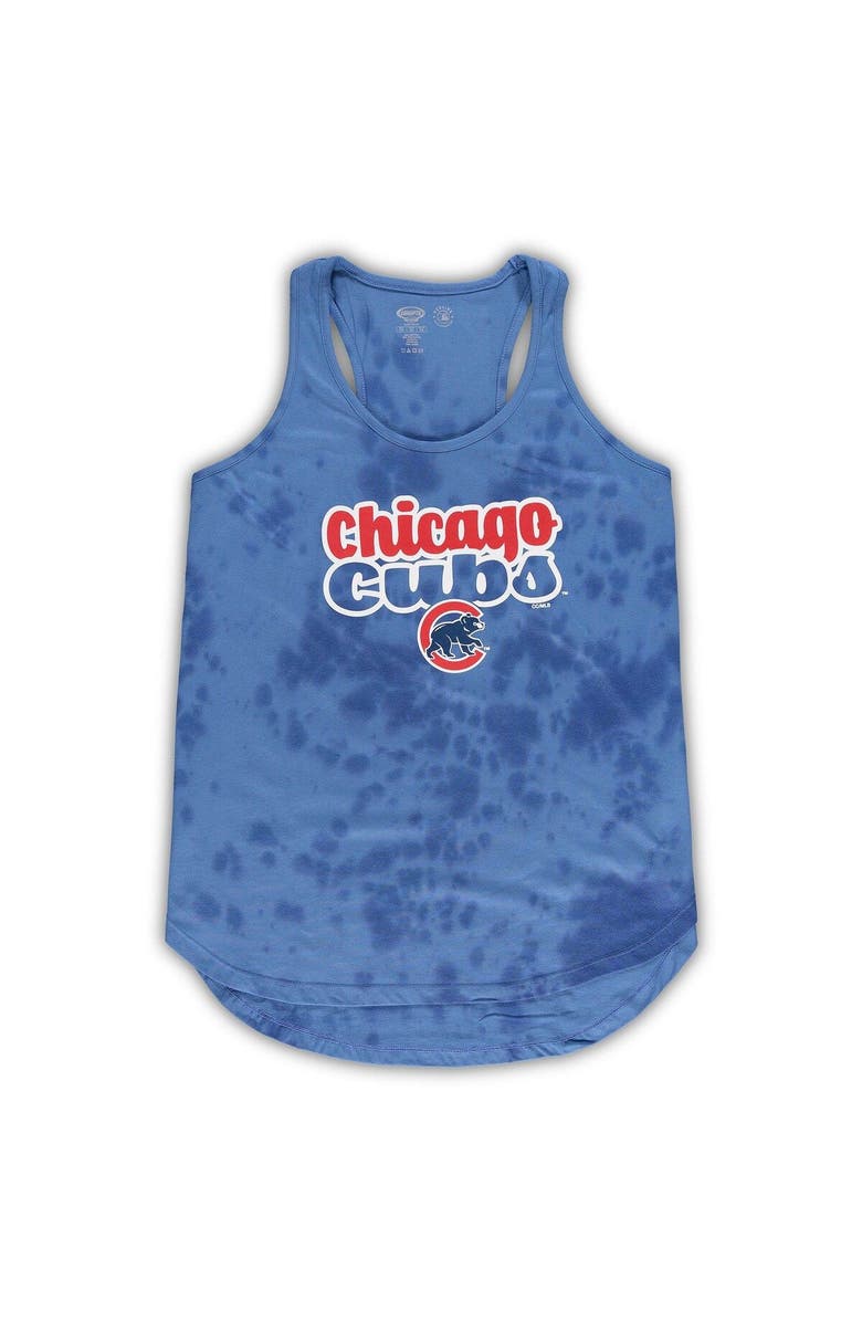 CONCEPTS SPORT Women's Concepts Sport Royal Chicago Cubs Plus Size Cloud Tank Top & Shorts Sleep Set, Alternate, color, Royal