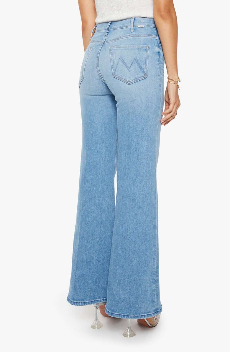 MOTHER The Hustler Roller Sneak High Waist Wide Leg Jeans, Alternate, color, Room Service
