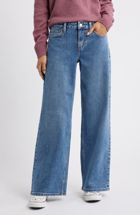 Low Rise Baggy Wide Leg Jeans