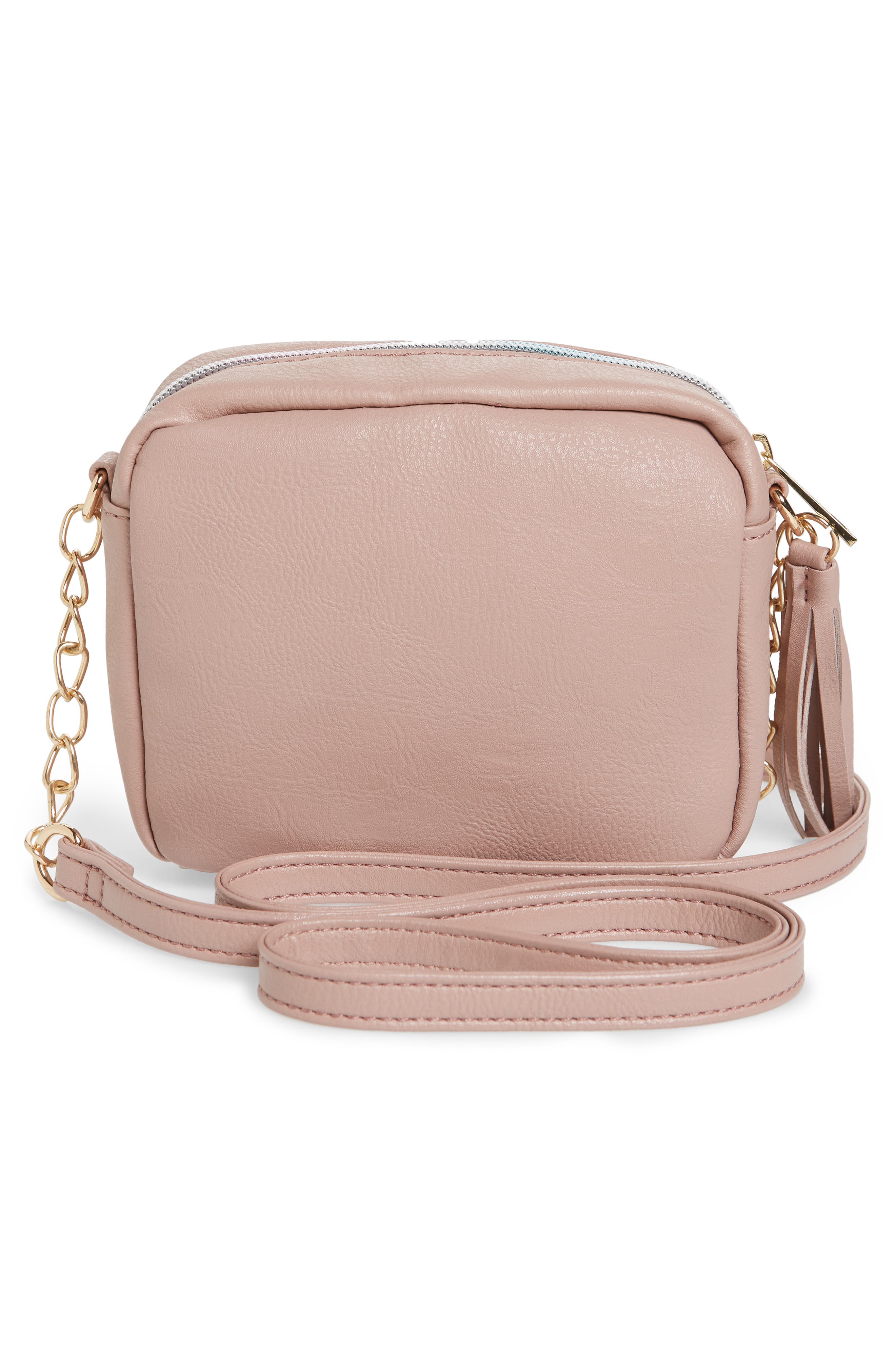 OMG Accessories OMG Glitter Crossbody Bag, Alternate, color, 