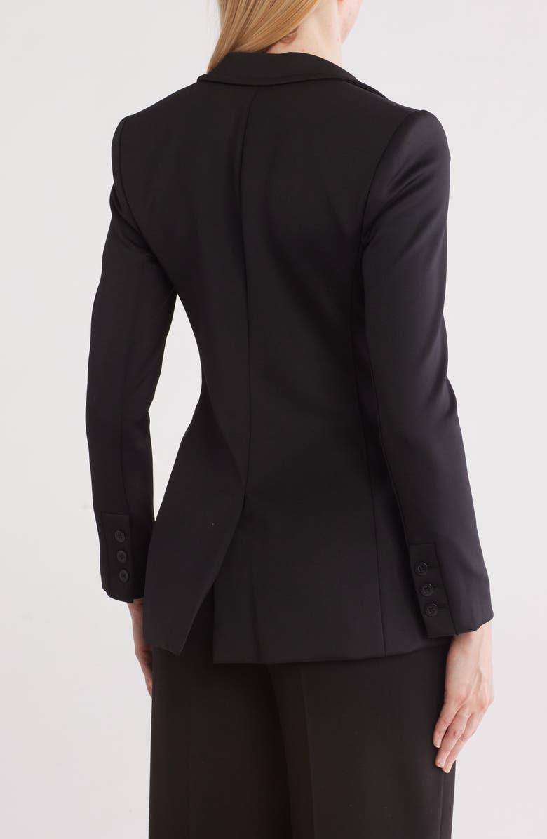 Alice + Olivia Breann Peak Lapel Fitted Blazer, Alternate, color,