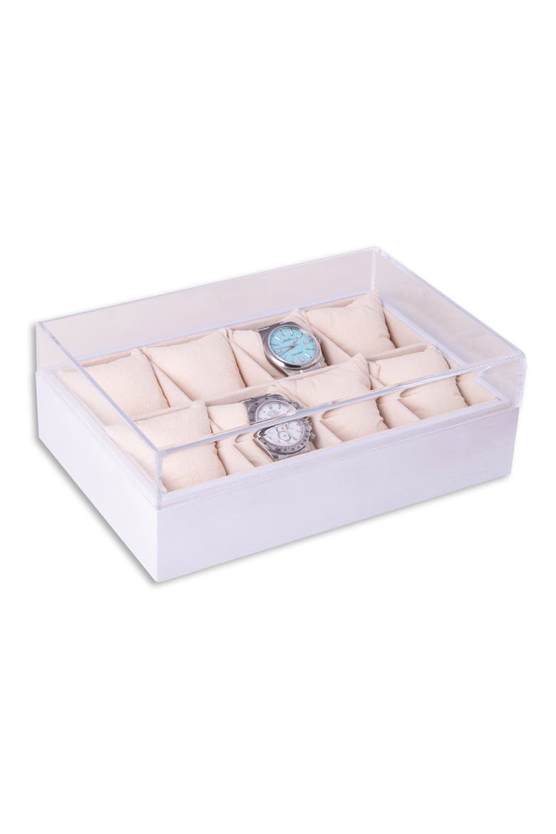 Watch Storage Case, Alternate, color, WHITE