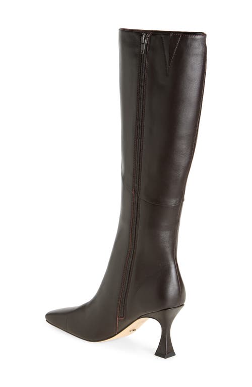 Tony Bianco Fantasy Heeled Boot In Chocolate Nappa