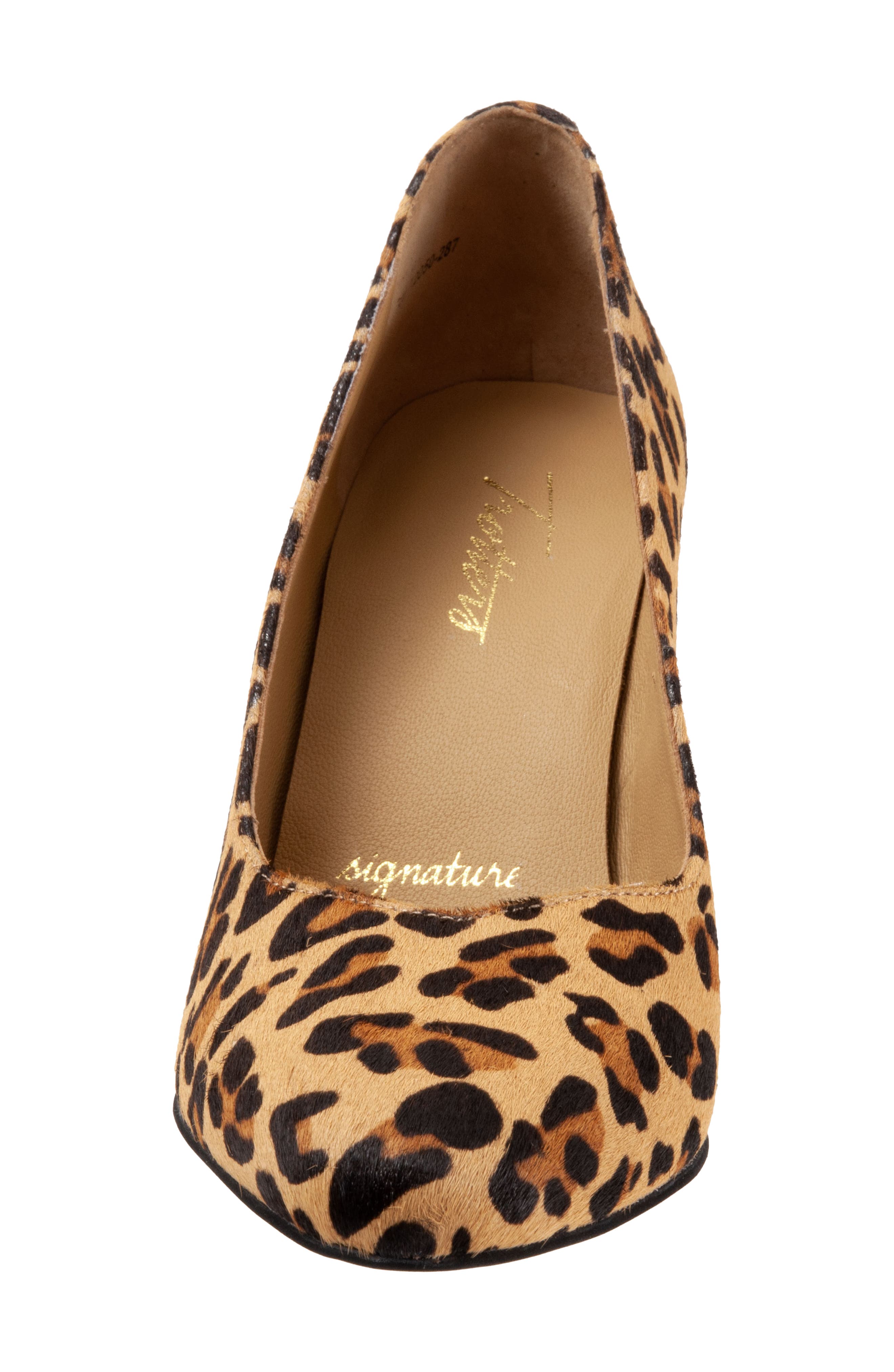 Trotters Angie Pump, Alternate, color, Tan/ Black Leather