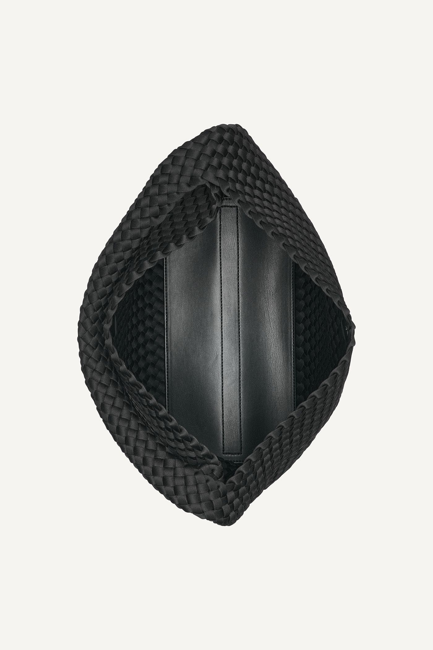 DKNY Giselle Hobo, Alternate, color, Black/Silver