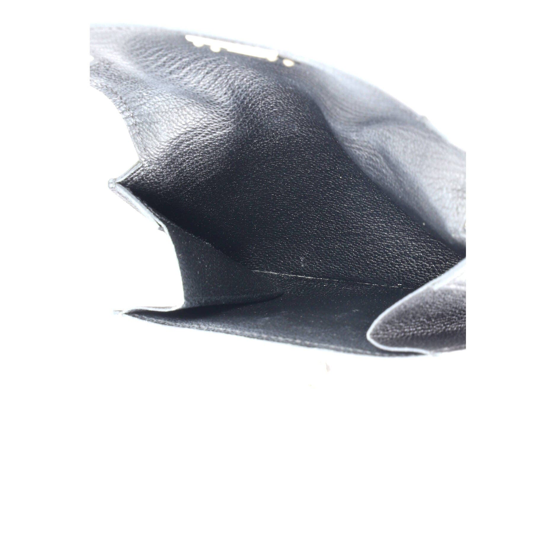 Pre-Owned Hermes Kelly Pocket Compact Wallet Chevre Mysore, Alternate, color, 