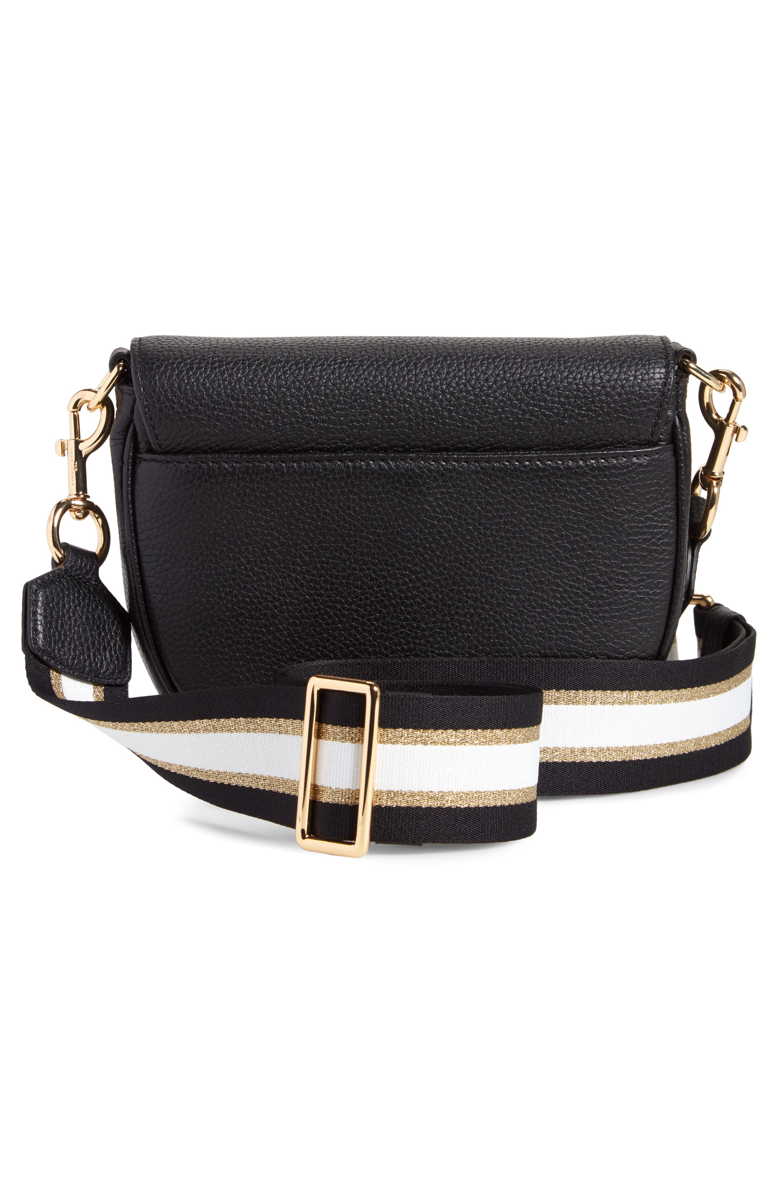 Marc Jacobs The Marc Jacobs Mini Leather Saddle Bag, Alternate, color, 