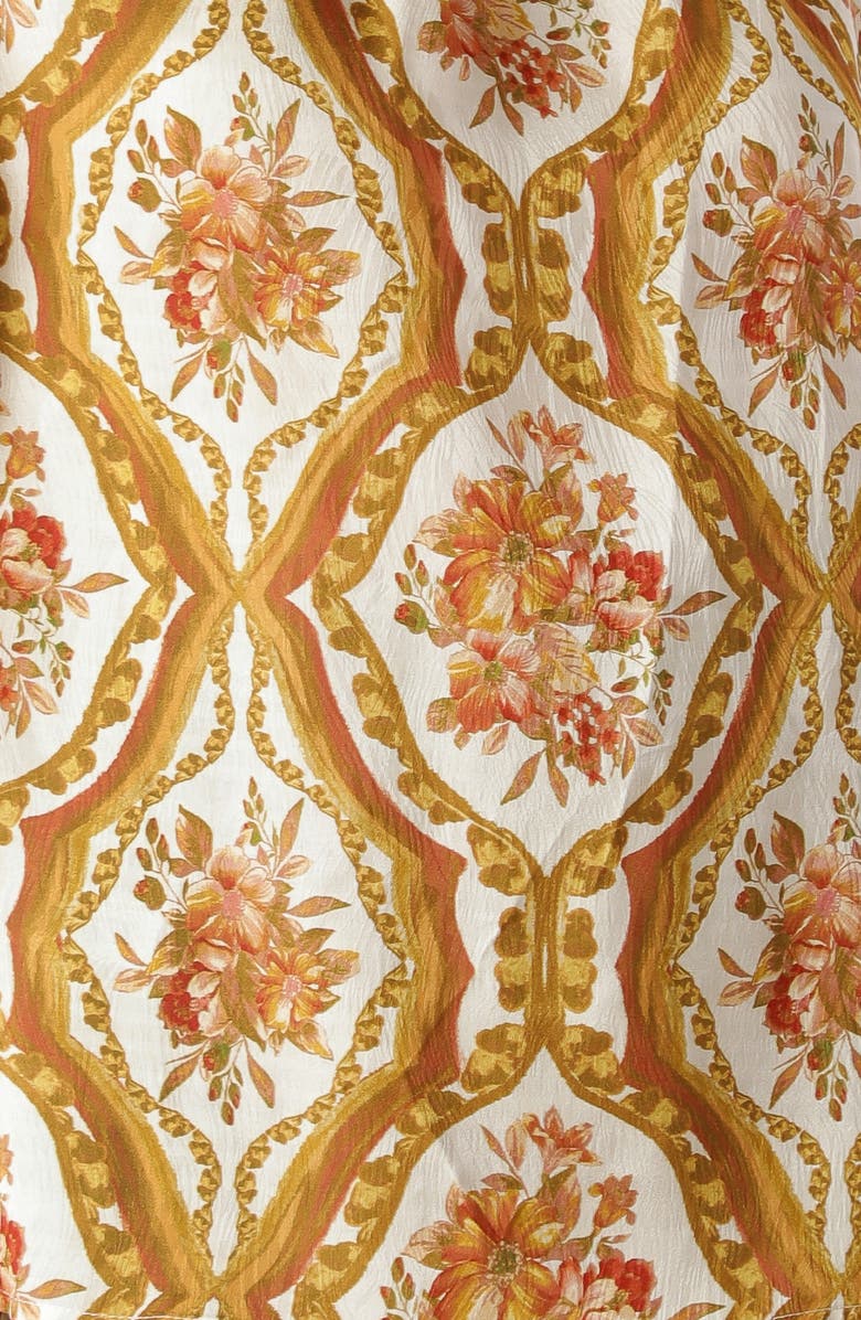 FLYING TOMATO Floral Long Sleeve Top, Alternate, color, Ivory