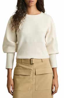 Reiss Ella Crewneck Wool Blend Sweater