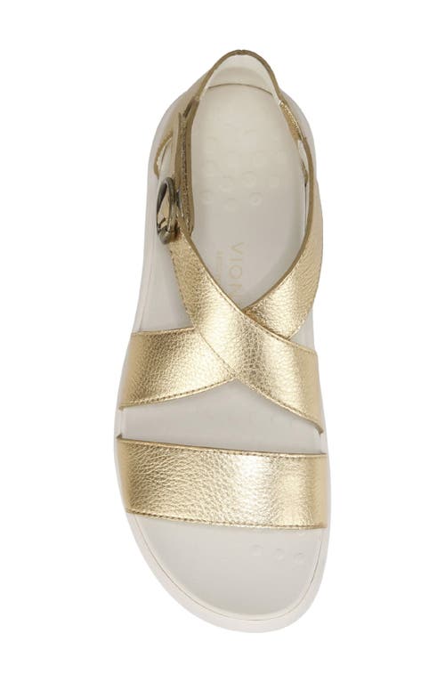 Vionic Harmony Rx Sandal In Gold