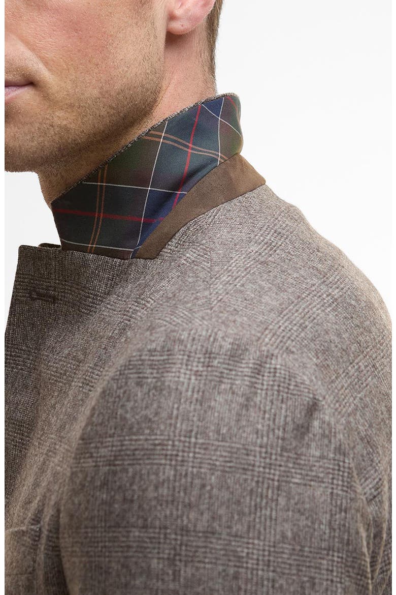 Kensington Glen Check Wool Blend Flannel Suit Jacket, Alternate, color, BROWN