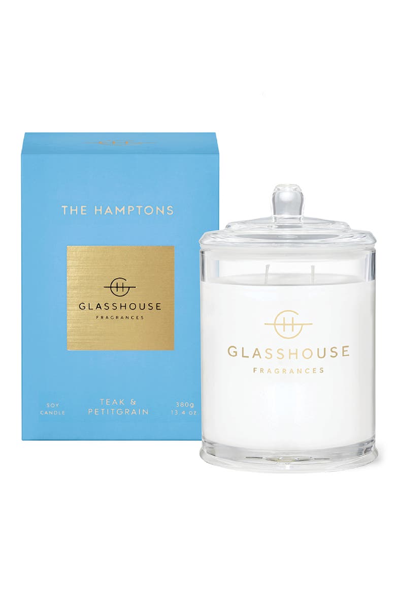 The Hamptons Two-Wick Scented Candle, Main, color, THE HAMPTONS