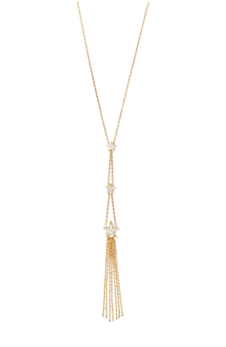 Kate Spade New York stargaze statement tassel pendant necklace, Main, color, 