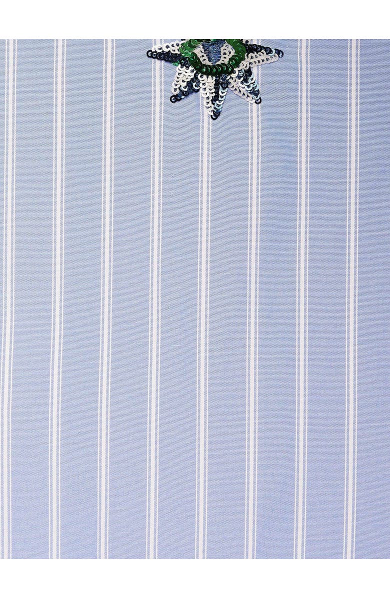 La DoubleJ Pull-Up Shorts Third Eye Embroidered Light Blue, Alternate, color, Third Eye Light Blue