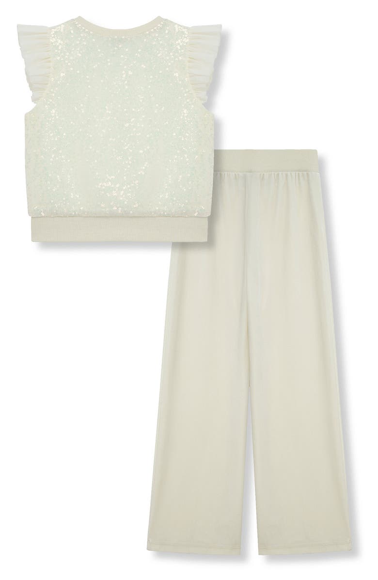 Habitual Kids Kids' Velour Sequin Top & Sweatpants Set, Alternate, color, 