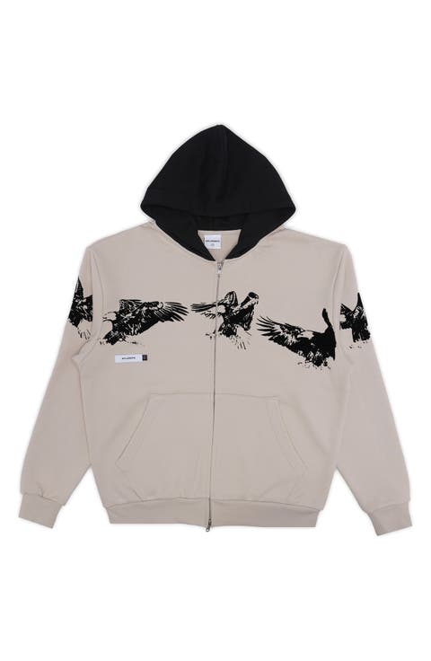 Sequence Graphic Zip Hoodie