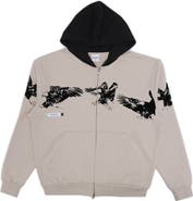 STUDENTS Sequence Graphic Zip Hoodie