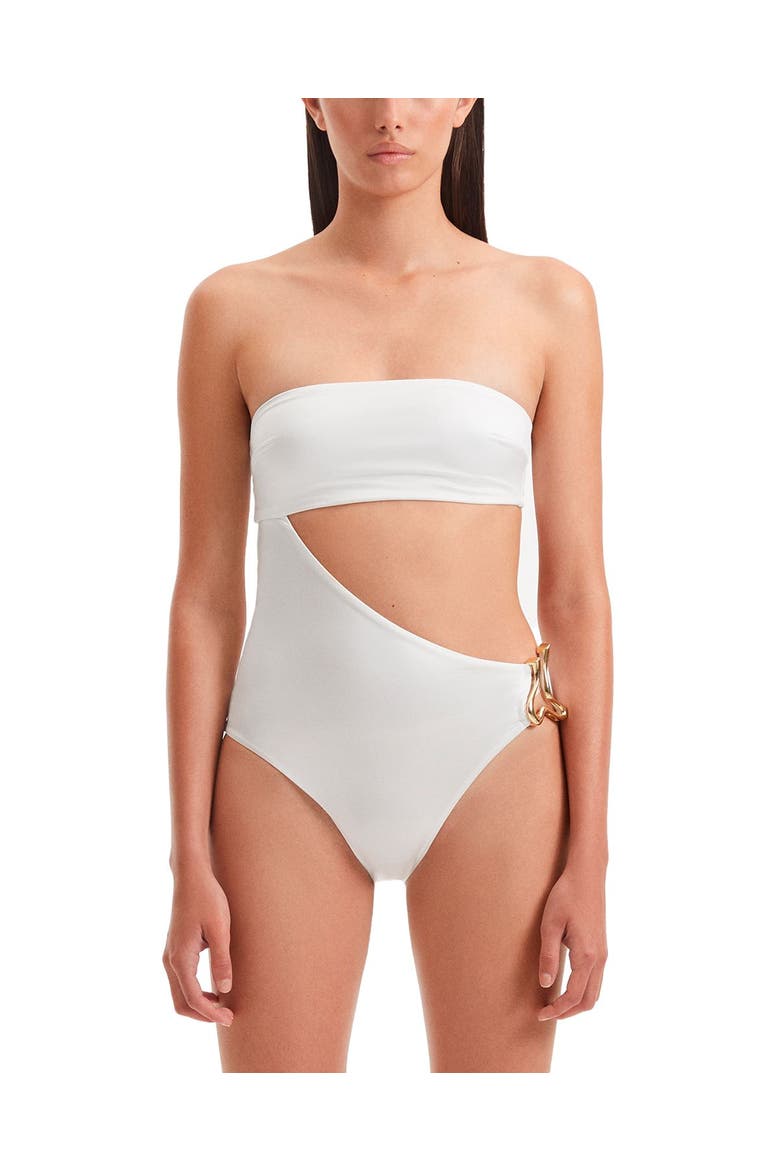 Marilla One Piece Swimsuit, Main, color, White
