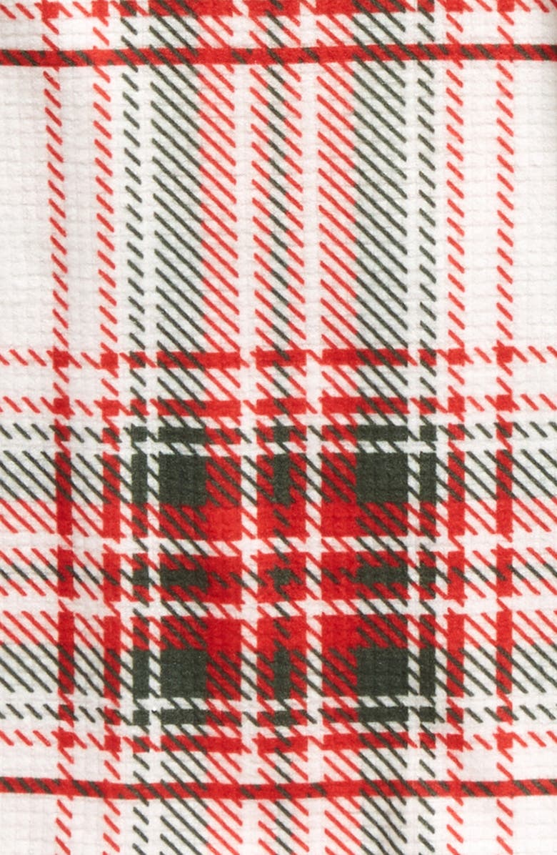 PJ Salvage Kids' Plaid Fitted Two-Piece Pajamas, Alternate, color, 