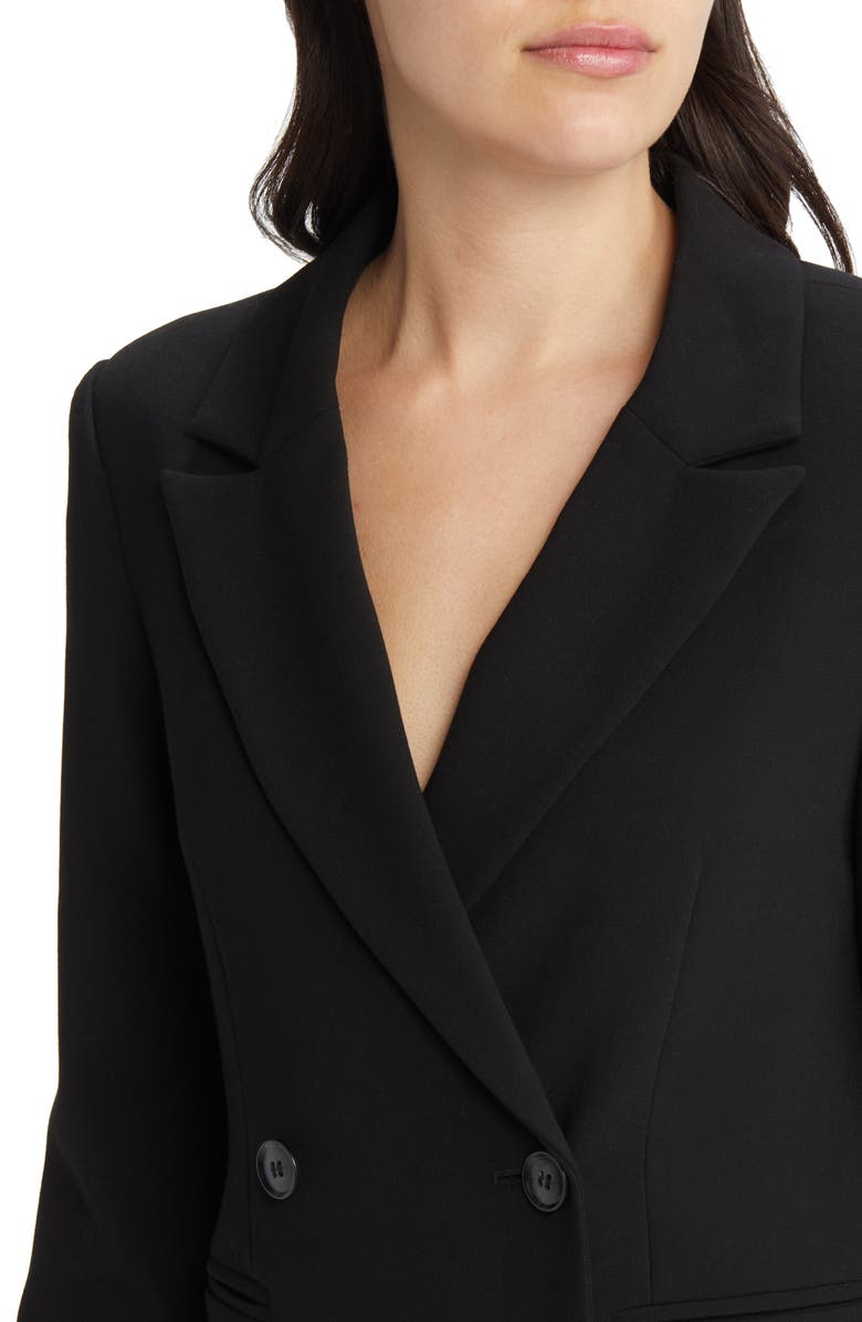 French Connection Whisper Double Breasted Blazer Long sleeve Minidress, Alternate, color, 