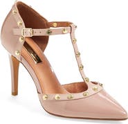 Halogen® 'Martine' Studded T-Strap Pump