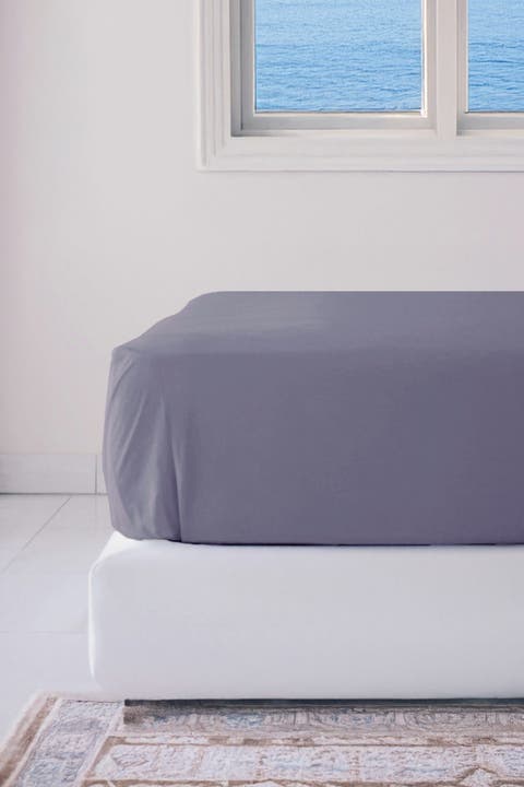 Luxury 100% Viscose Cooling Deep-Pocket Fitted Sheet