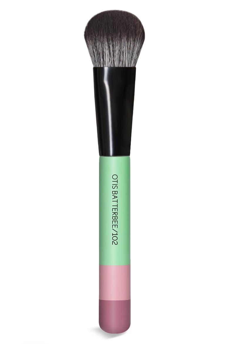 102 Blusher Brush, Main, color, VERDE